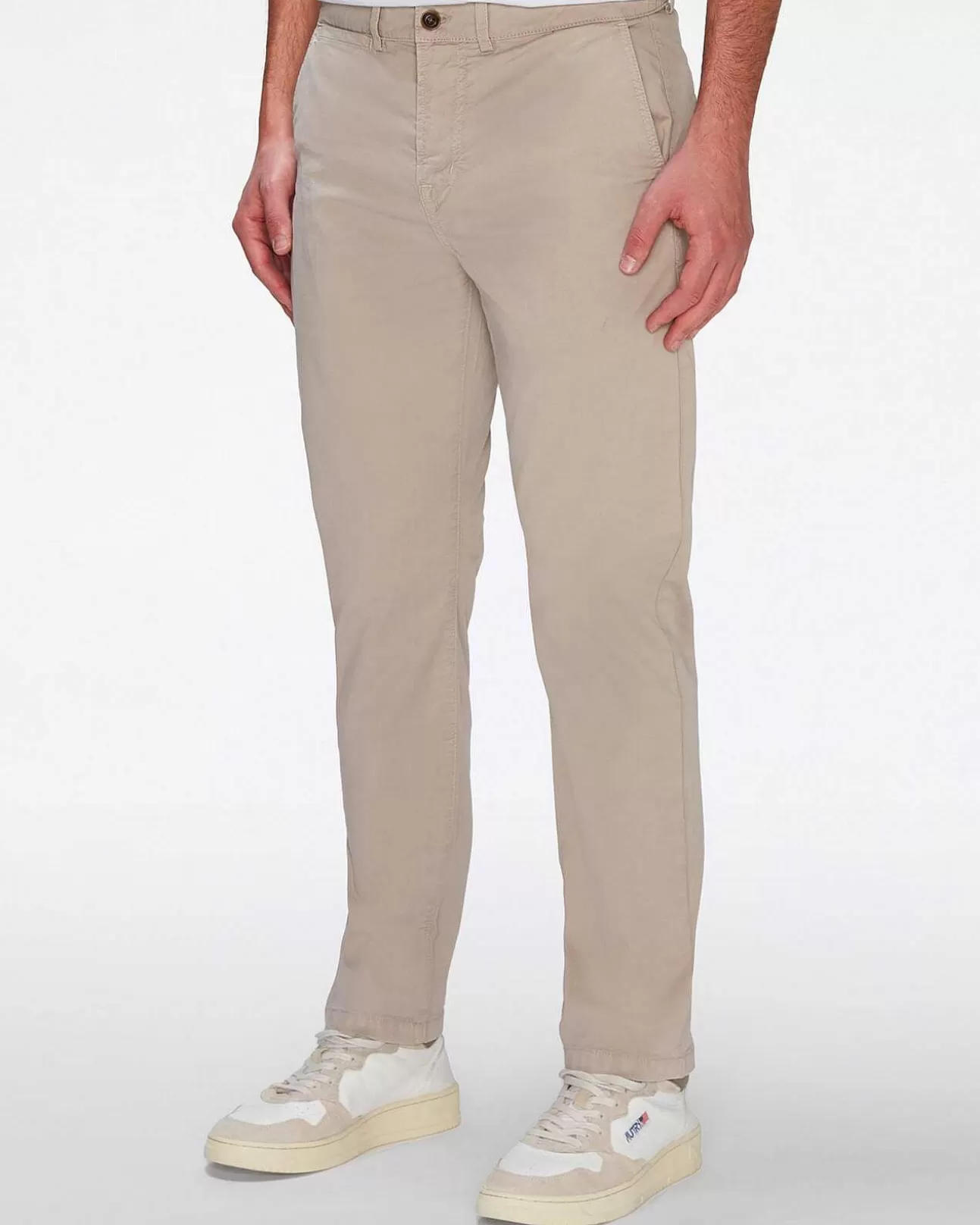 Korte Broeken En Broeken*Heren 7 For All Mankind Airweft Twill Adrien Chino-In Sesam