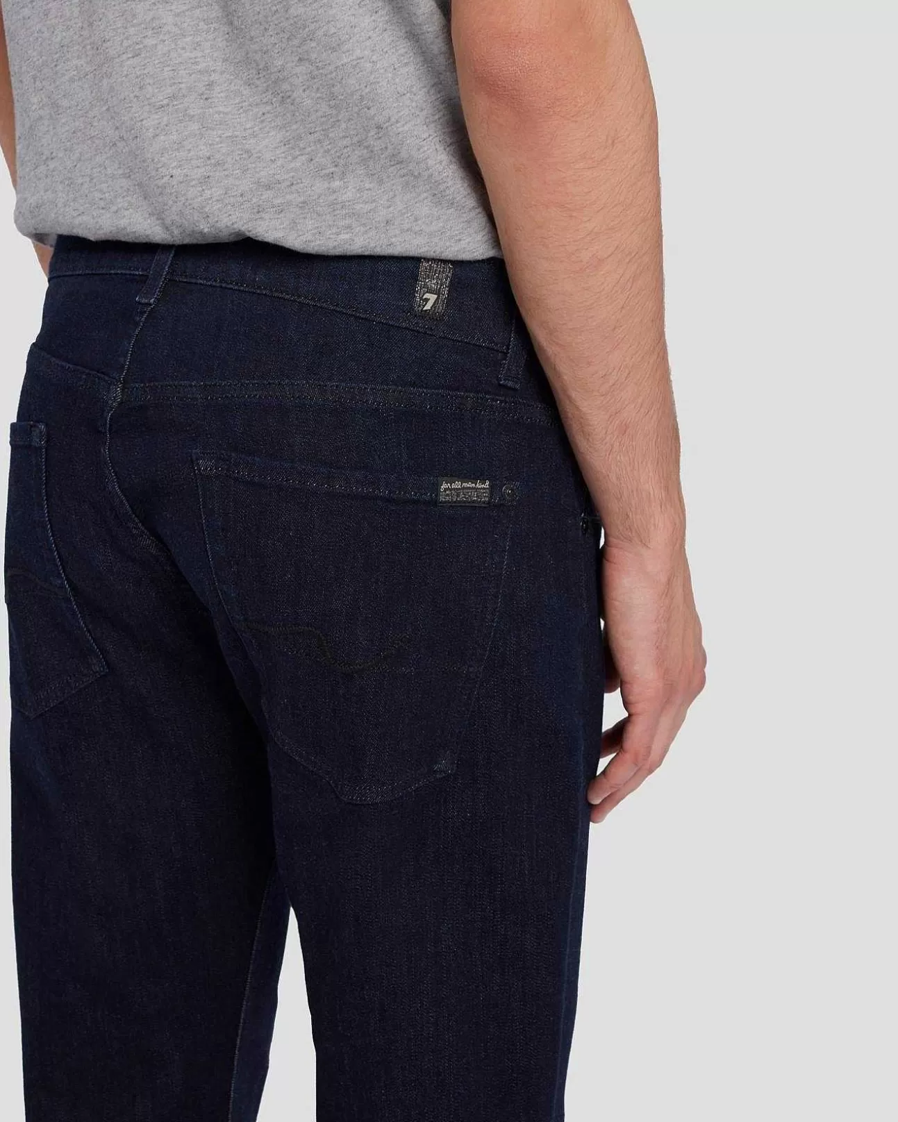 Jeans*Heren 7 For All Mankind Airweft-Denim De Rechte In Flash