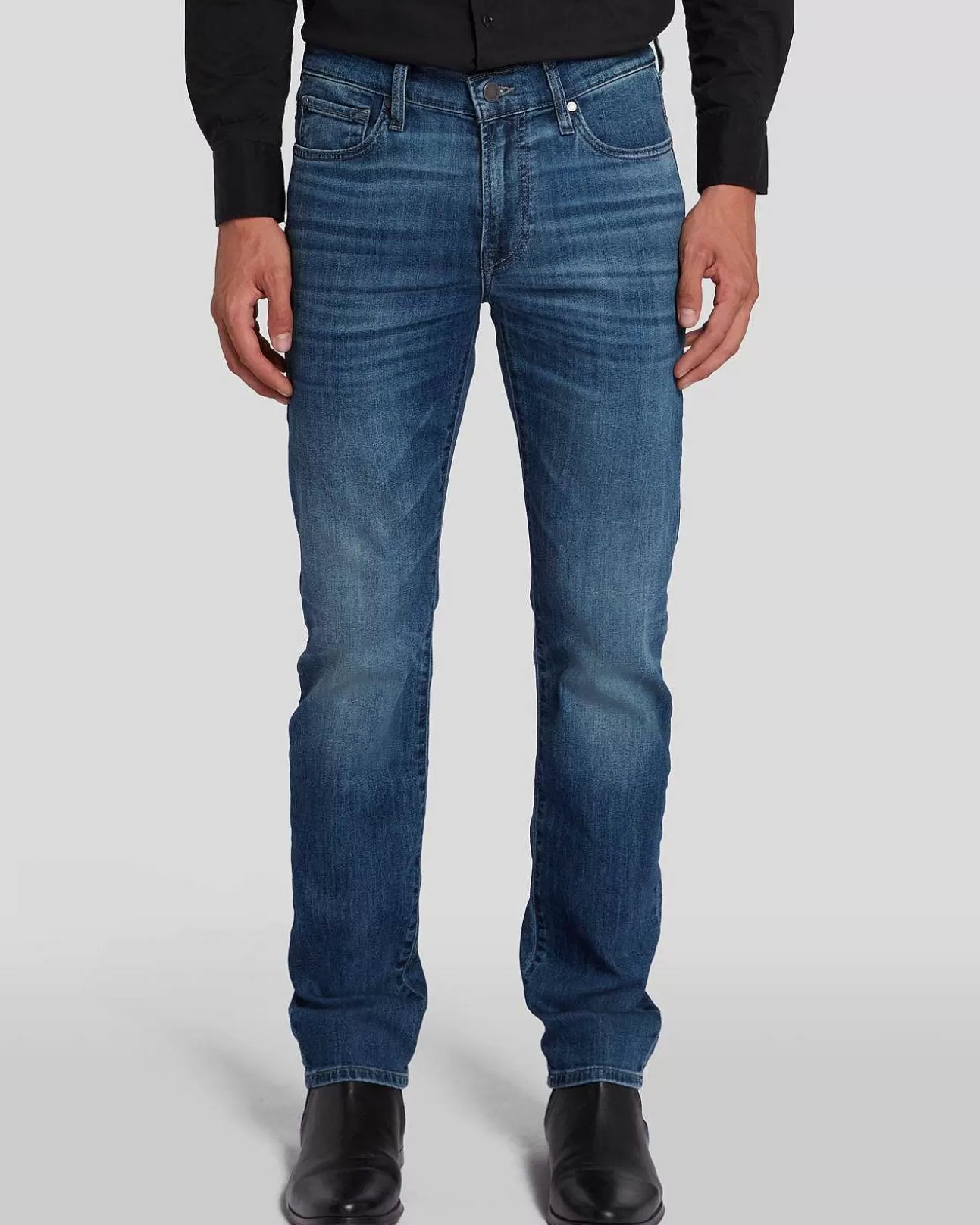 Jeans*Heren 7 For All Mankind Airweft-Denim Slimmy In Flash