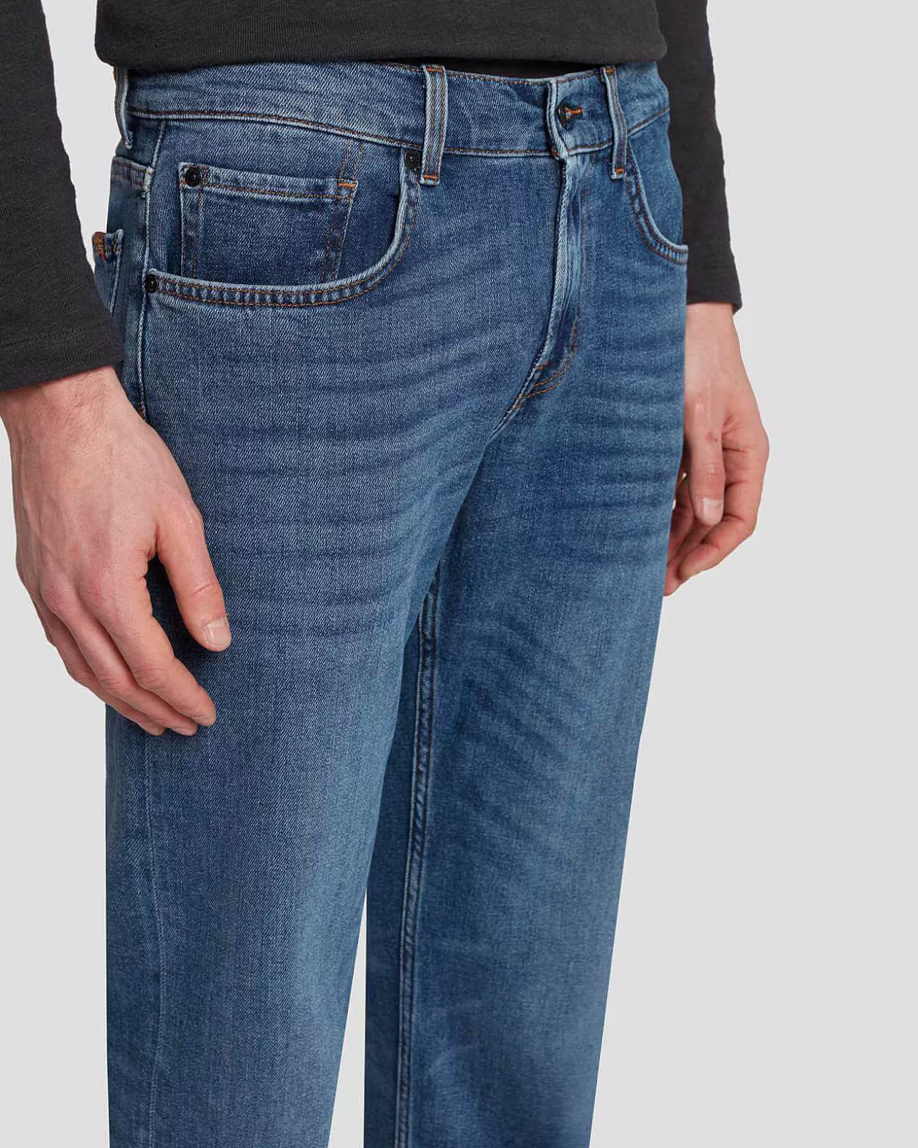 Jeans*Heren 7 For All Mankind Austyn Ontspande Zich Naar Adem Snakken