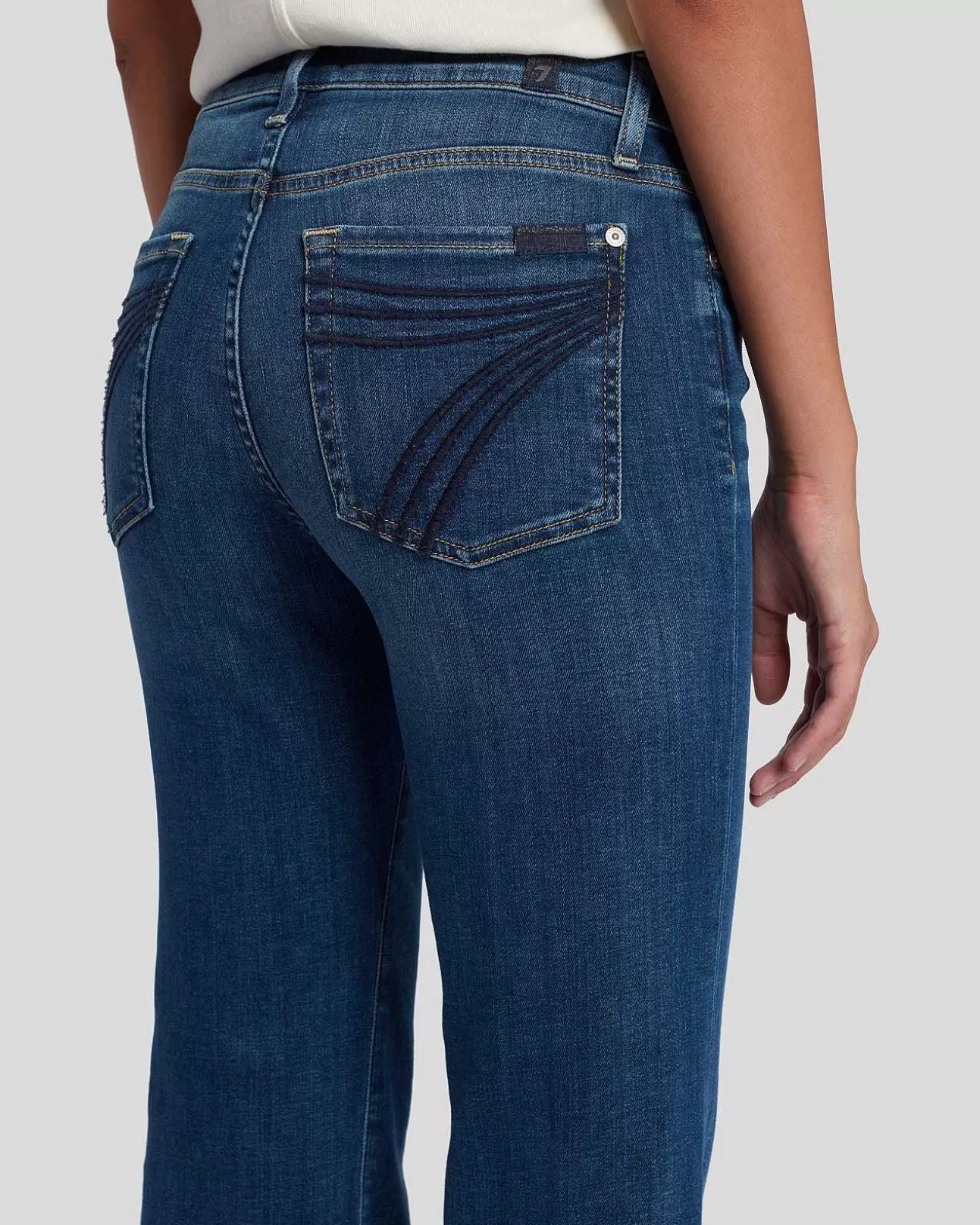 Jeans*Dames 7 For All Mankind B(Air) Op Maat Gemaakte Dojo In Medium Melrose Medmelrose