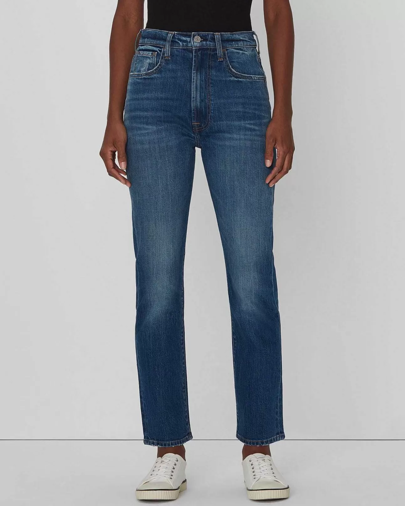 Jeans*Dames 7 For All Mankind Beauty Denim Gemakkelijk Slim Bijgesneden Pinion