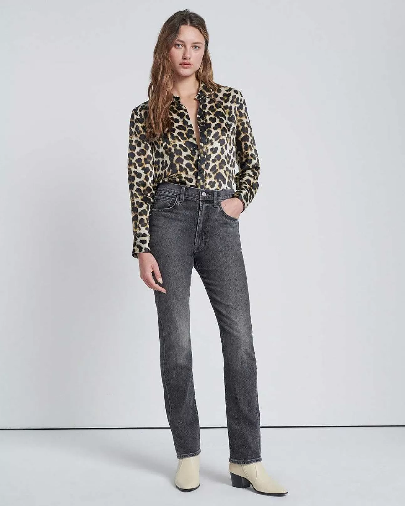 Jeans*Dames 7 For All Mankind Beauty Denim Gemakkelijk Slim In Verbeelding