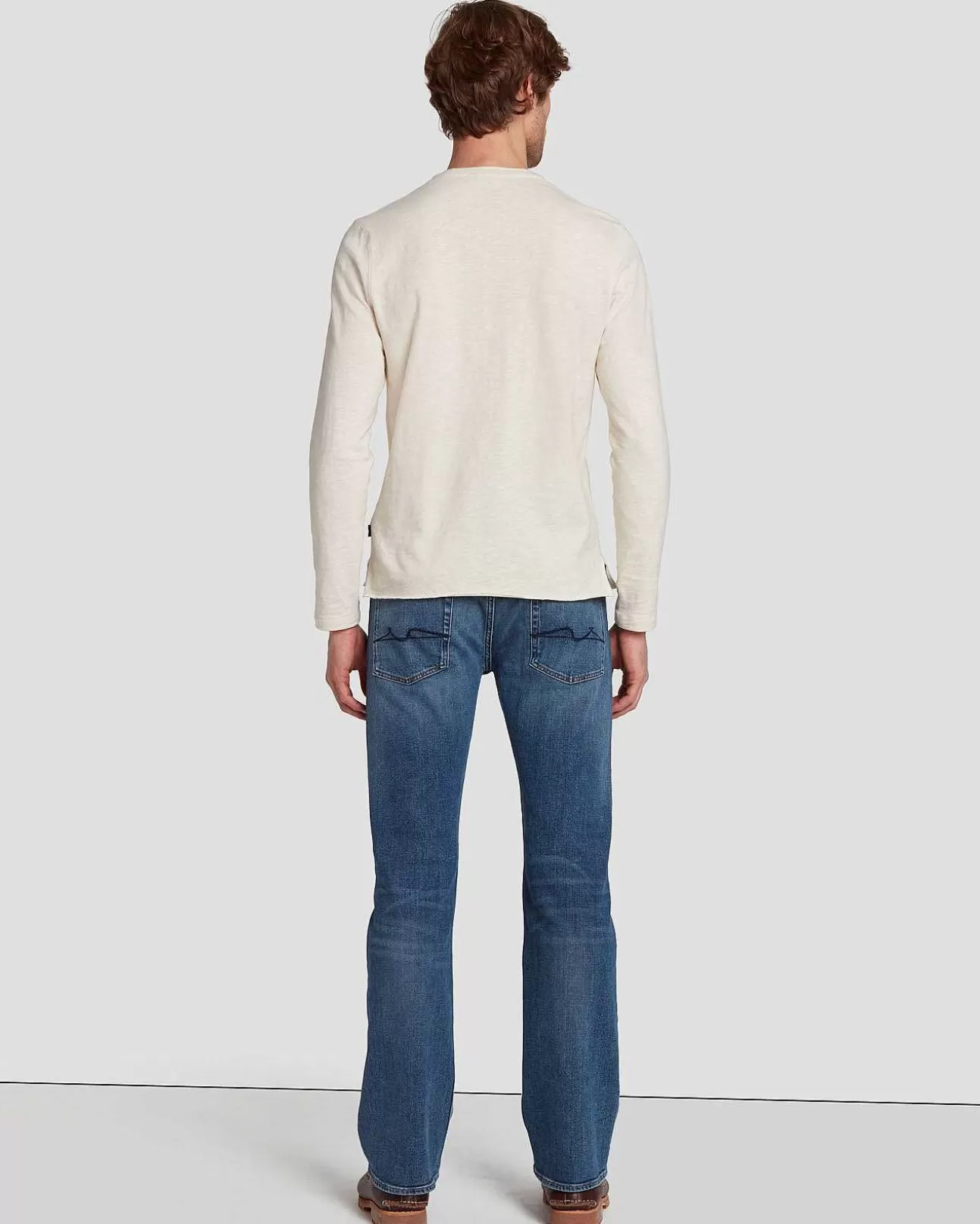 Jeans*Heren 7 For All Mankind Brett In Naar Adem Snakken