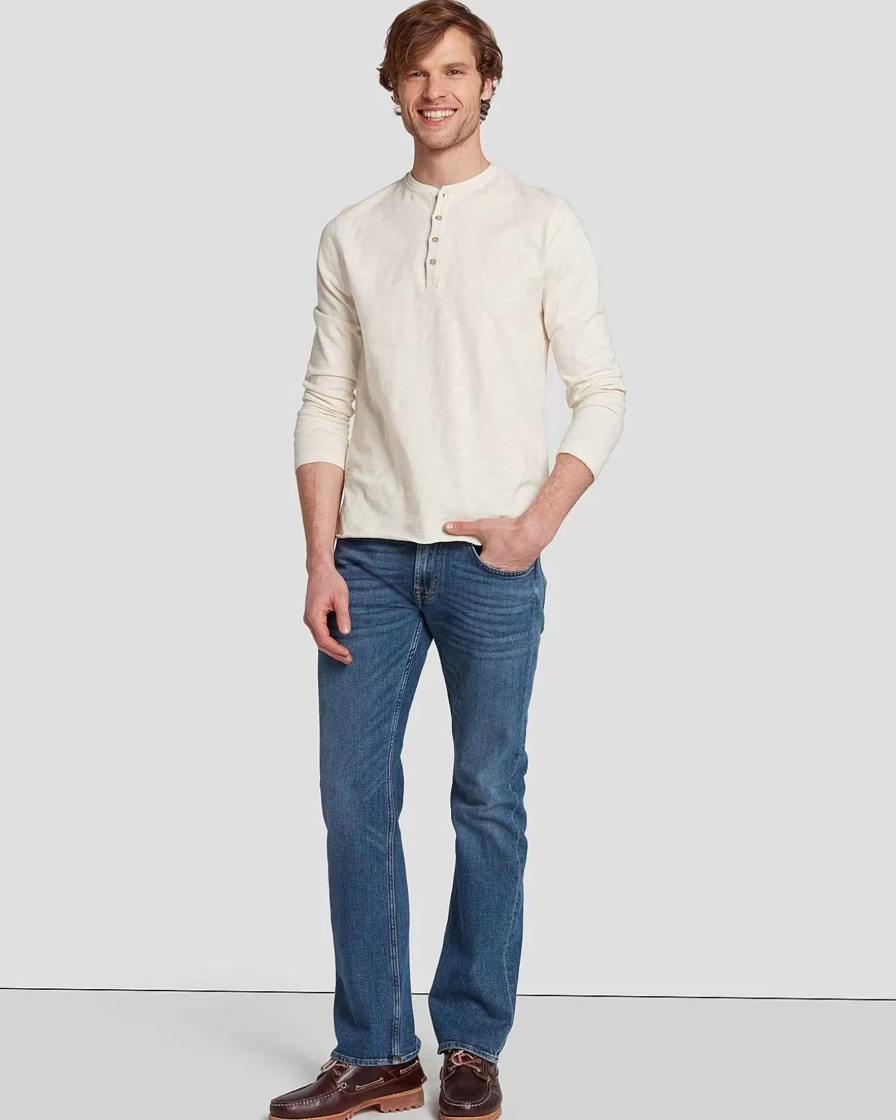 Jeans*Heren 7 For All Mankind Brett In Naar Adem Snakken