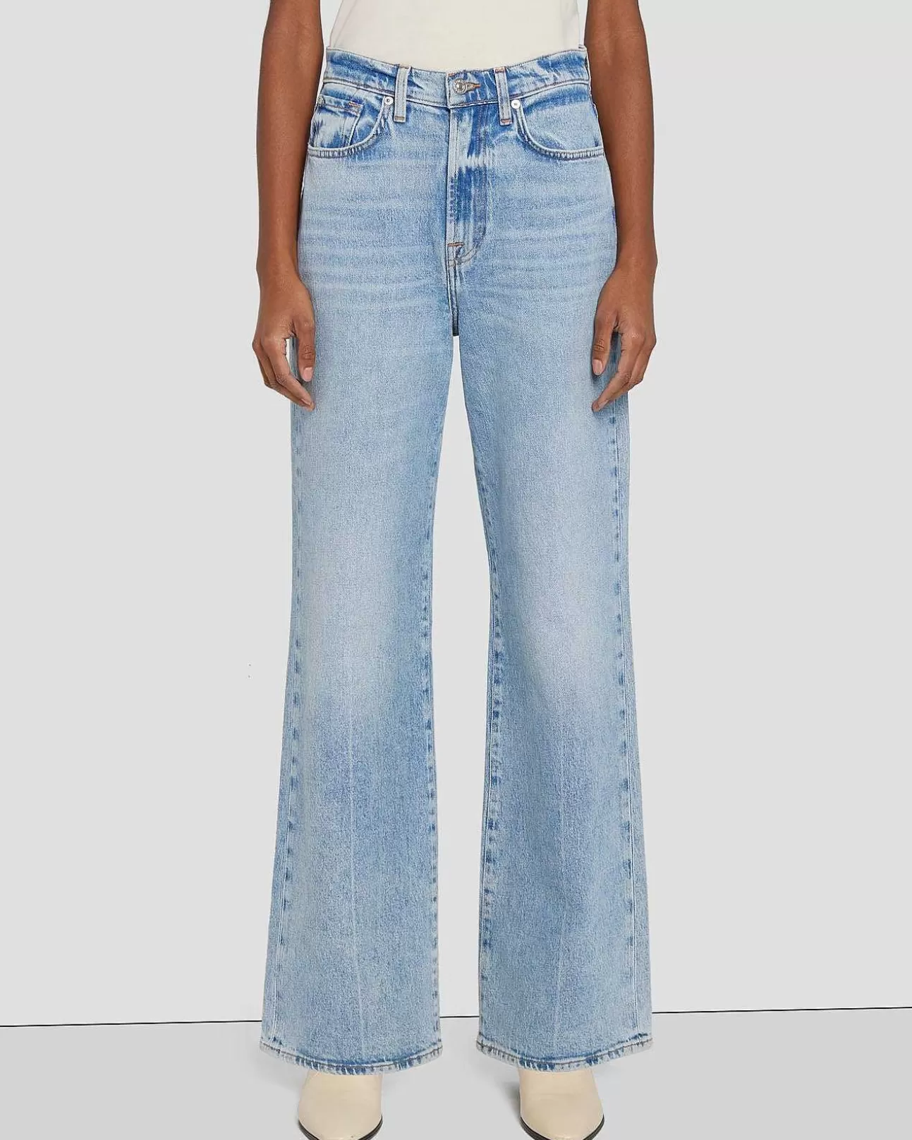 Jeans*Dames 7 For All Mankind De Mensheid Kate Modern Rechtdoor Ode Aan