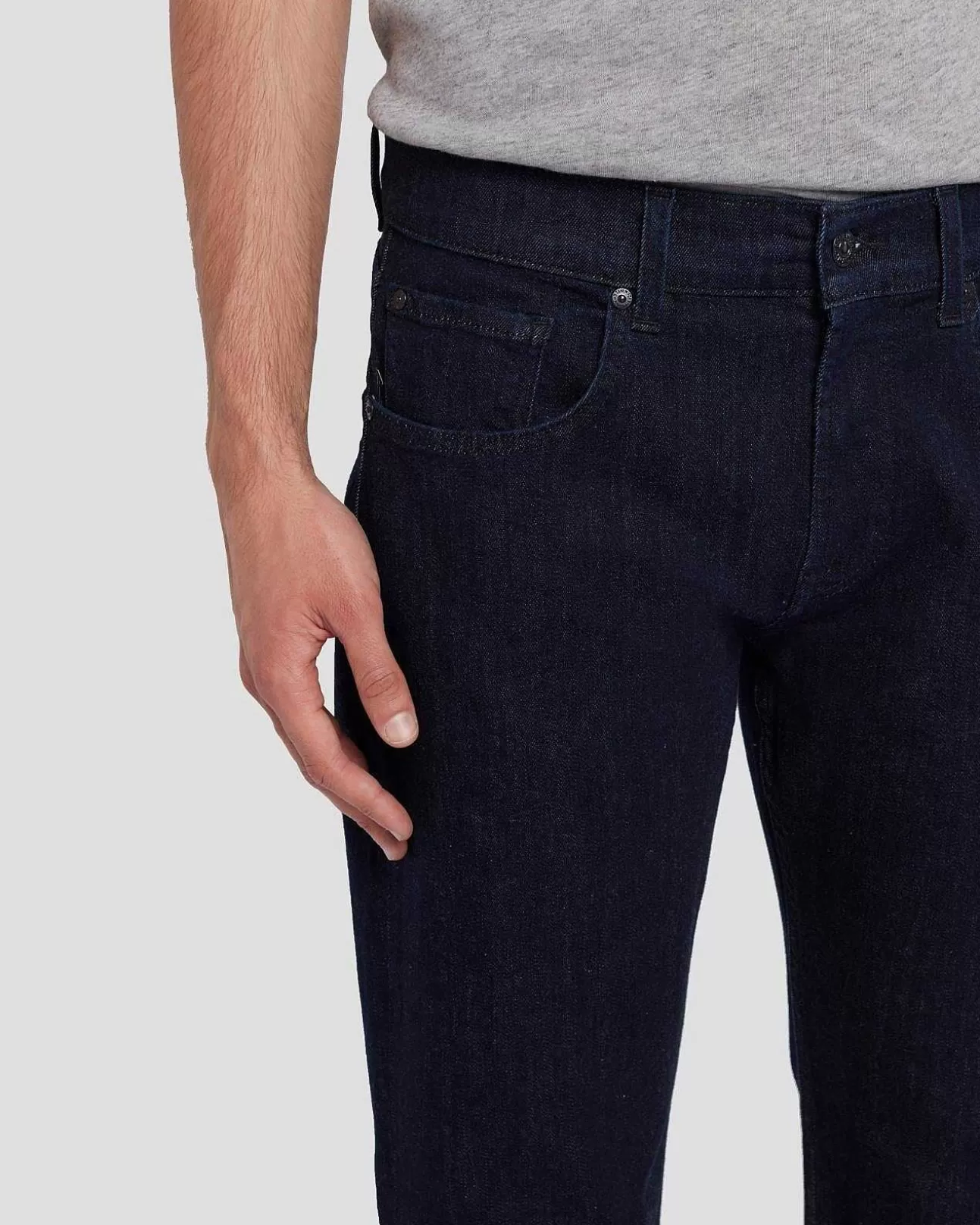 Jeans*Heren 7 For All Mankind De Rechte In Naar Adem Snakken