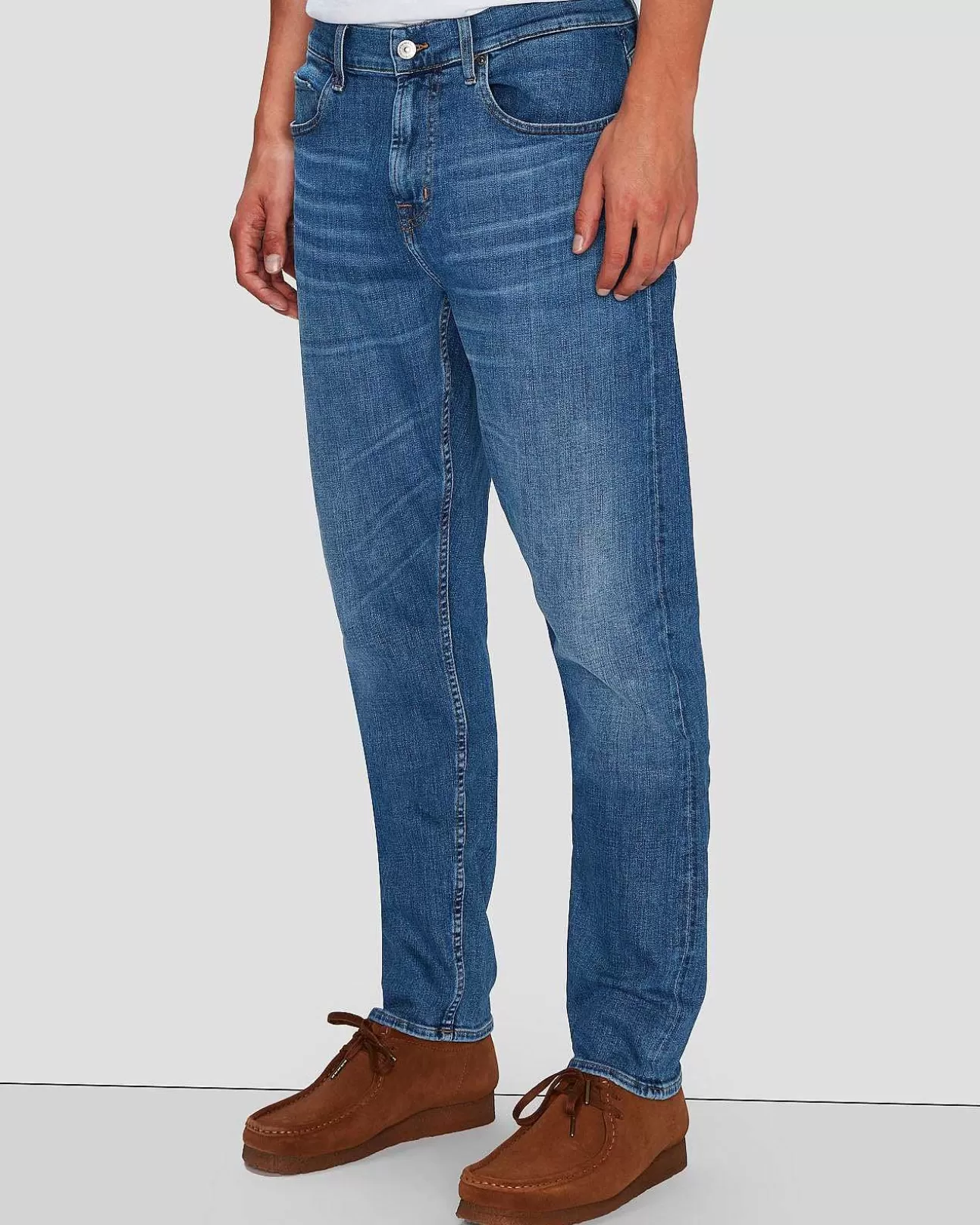 Jeans*Heren 7 For All Mankind Earthkind Stretch Tek Adrien In Nomade