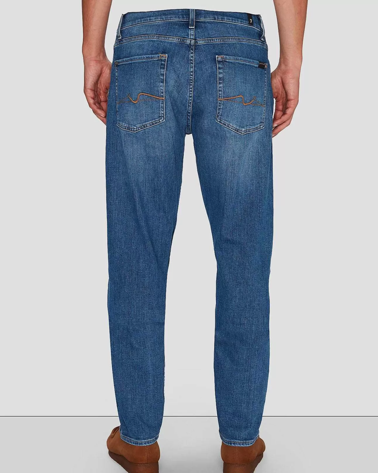 Jeans*Heren 7 For All Mankind Earthkind Stretch Tek Adrien In Labyrint