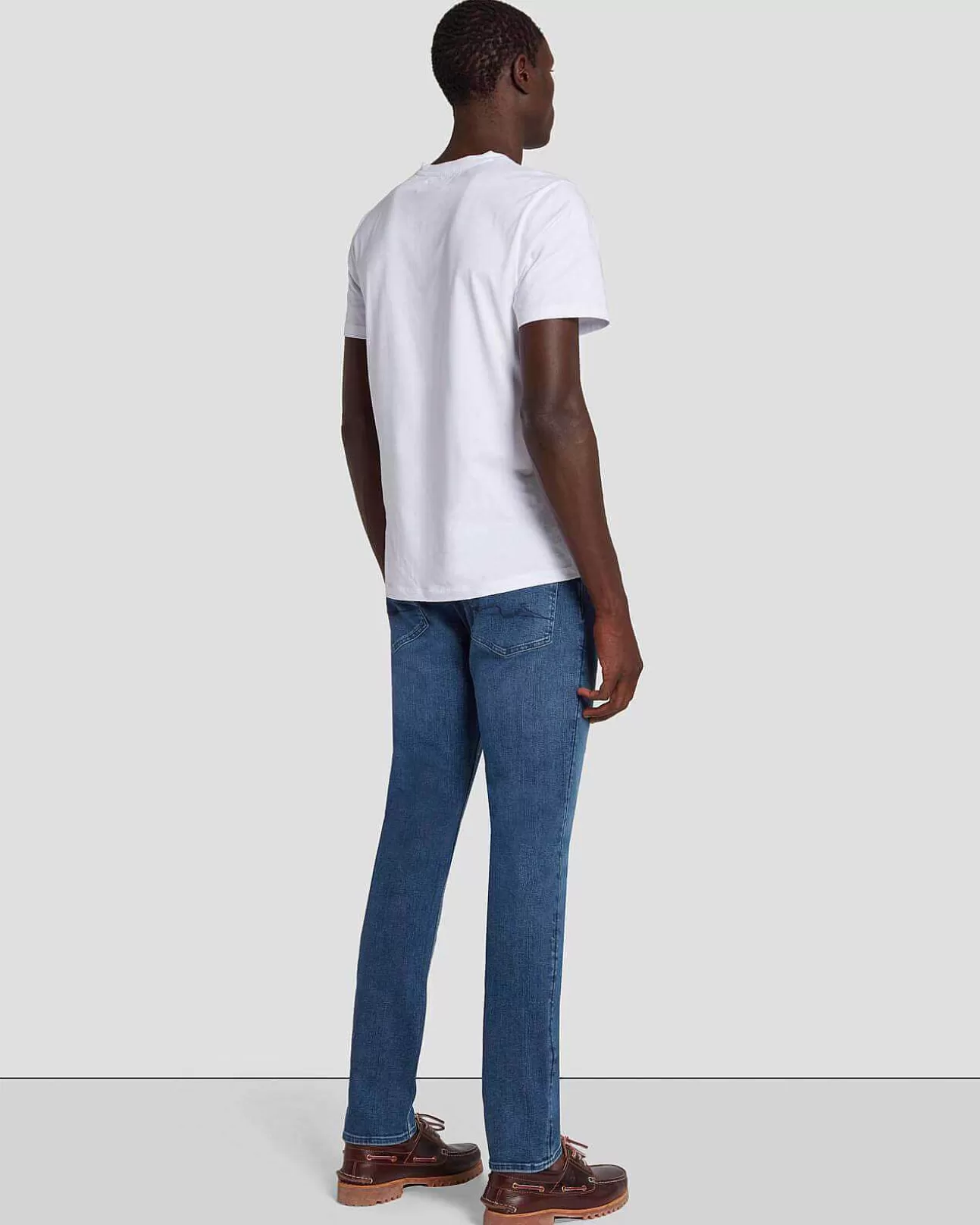 Jeans*Heren 7 For All Mankind Earthkind Stretch Tek Paxtyn In Mentor