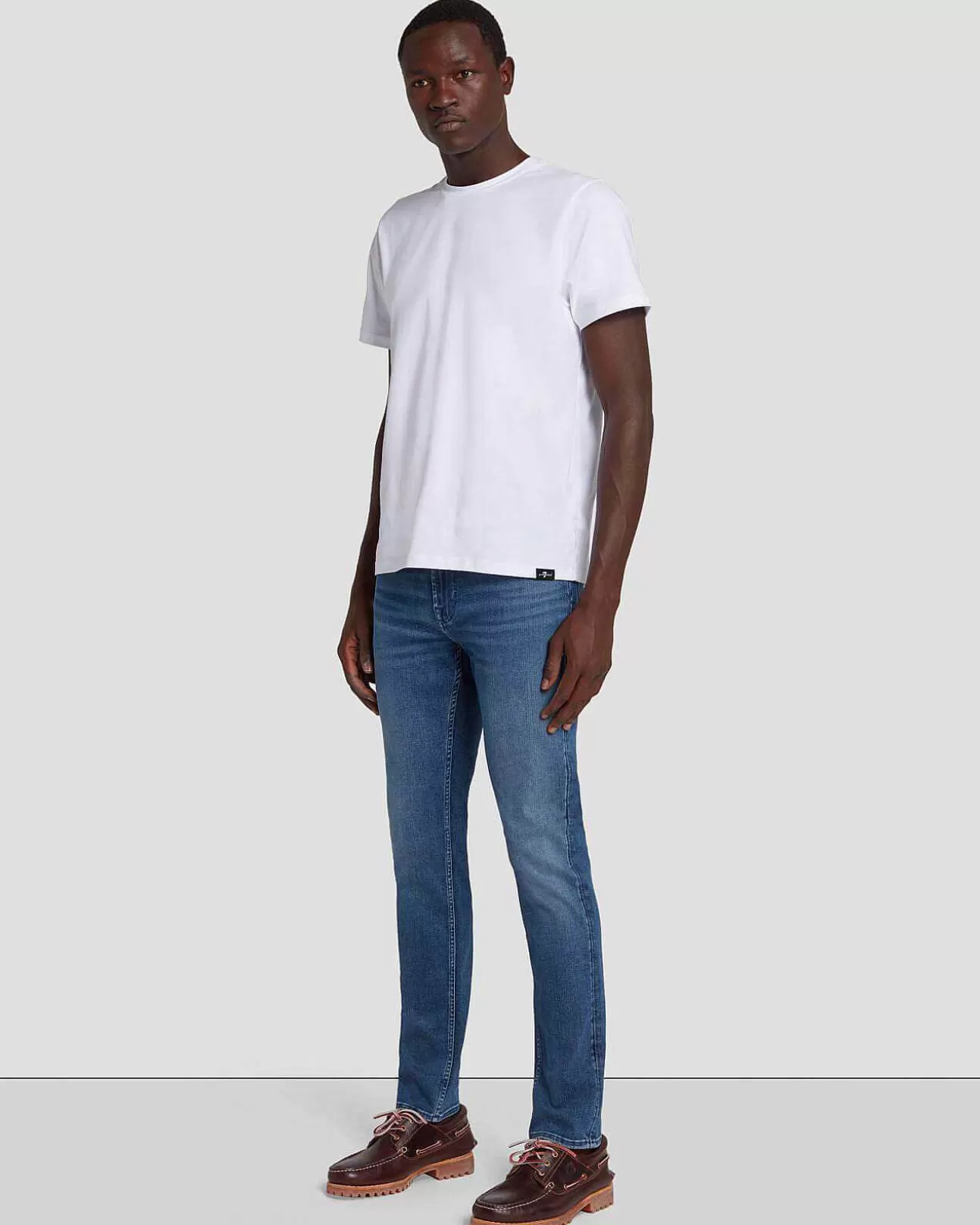 Jeans*Heren 7 For All Mankind Earthkind Stretch Tek Paxtyn In Mentor