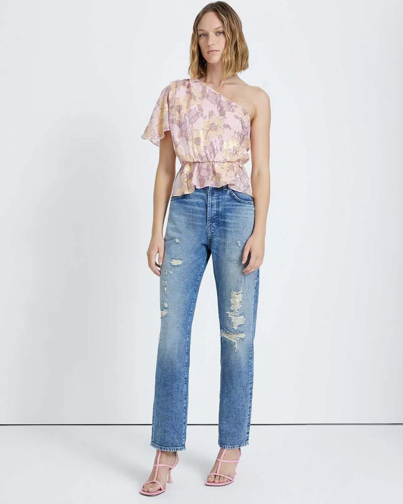 Jeans*Dames 7 For All Mankind Gemakkelijk Recht Naar Binnen Maribel