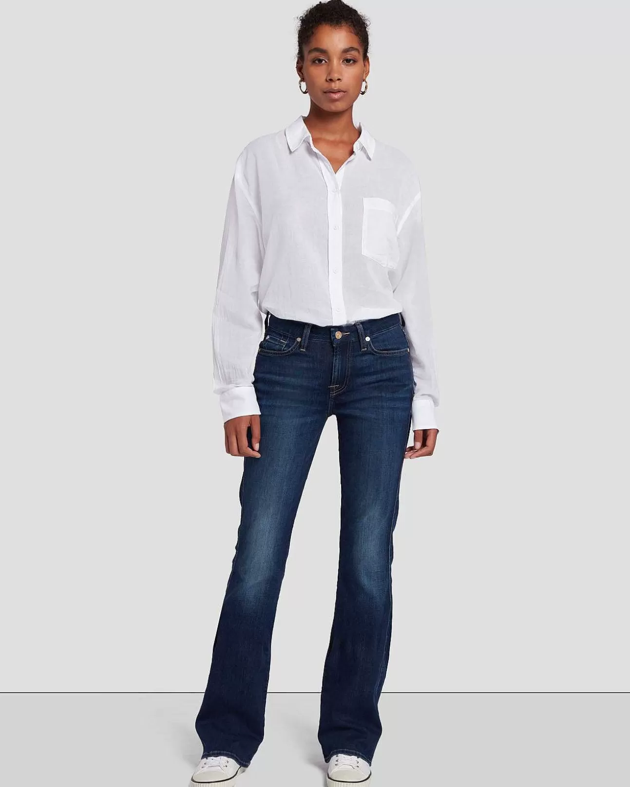 Jeans*Dames 7 For All Mankind Kimmie Bootcut In Daan