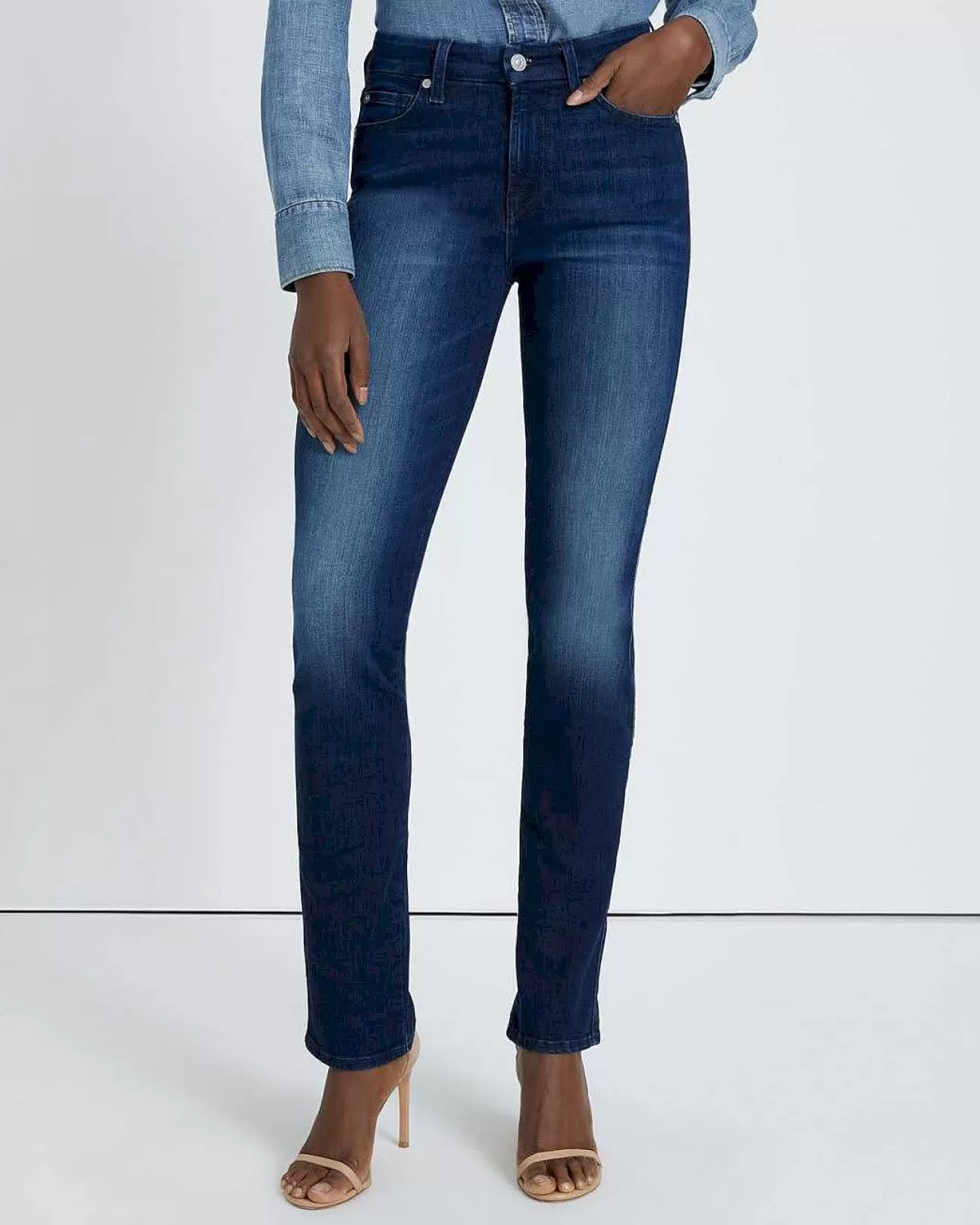 Jeans*Dames 7 For All Mankind Kimmie Meteen Binnen Leuk