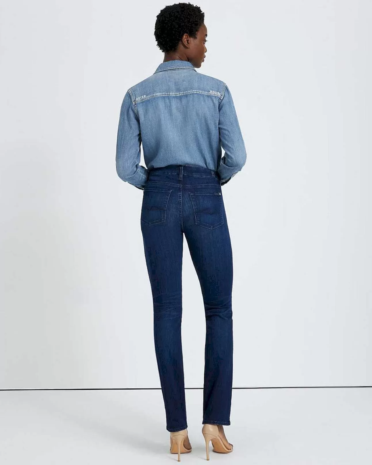 Jeans*Dames 7 For All Mankind Kimmie Meteen Binnen Leuk