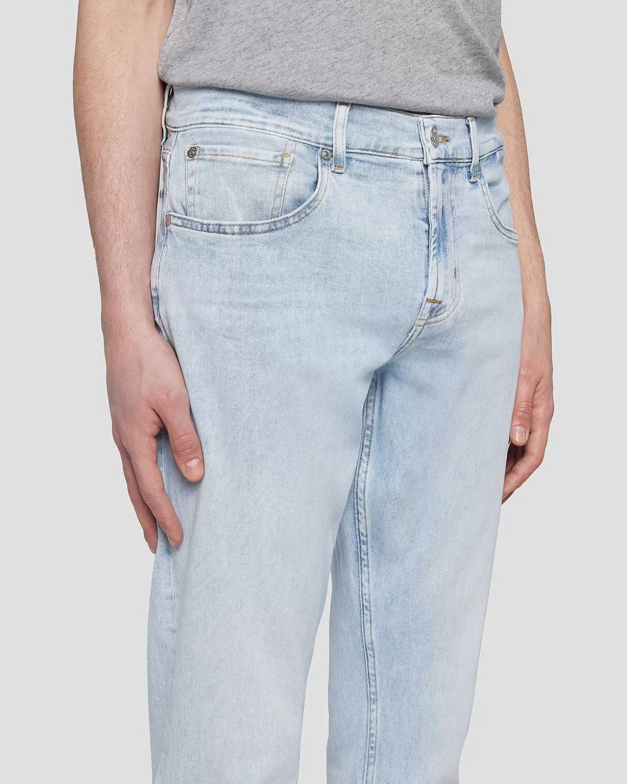 Jeans*Heren 7 For All Mankind Linkerhand Adriaan In Echt Zwart