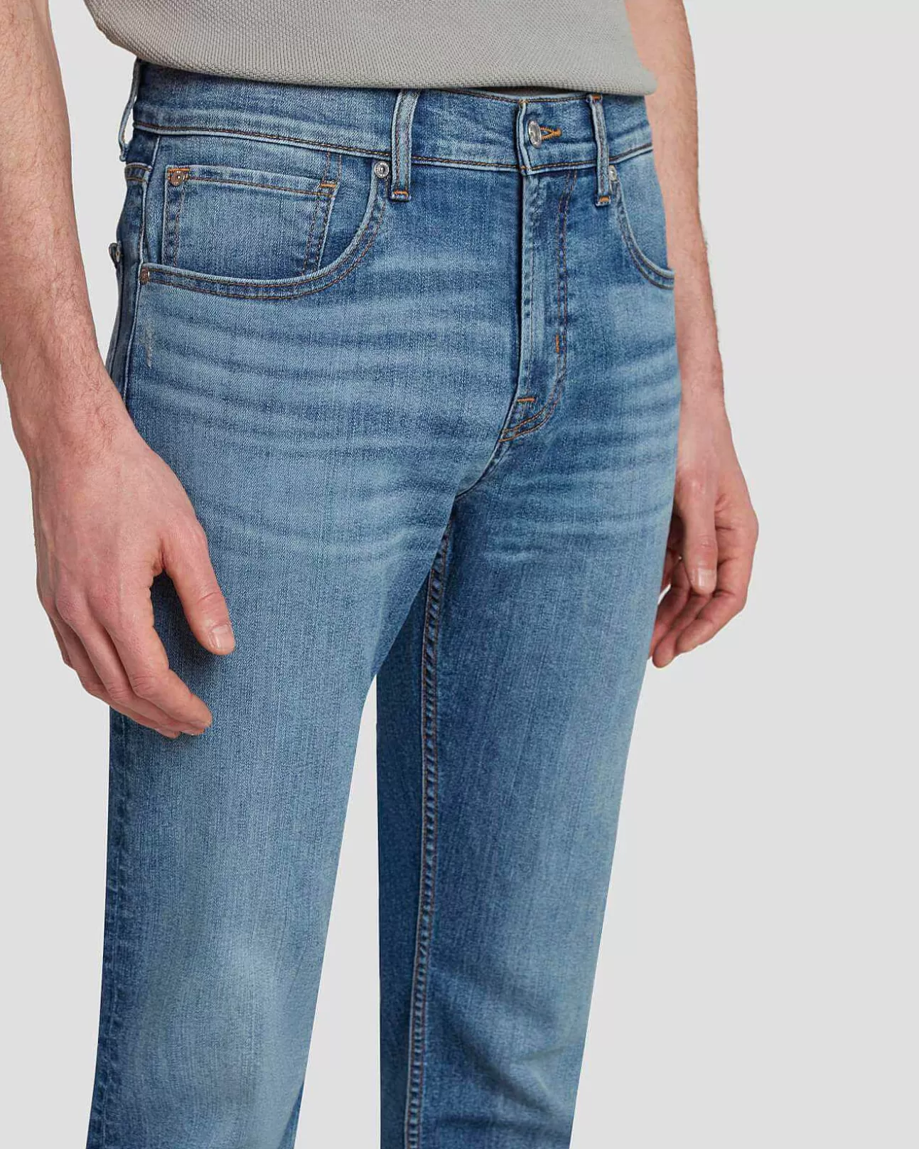 Jeans*Heren 7 For All Mankind Luchtslag Rechtstreeks Naar Binnen Alameda