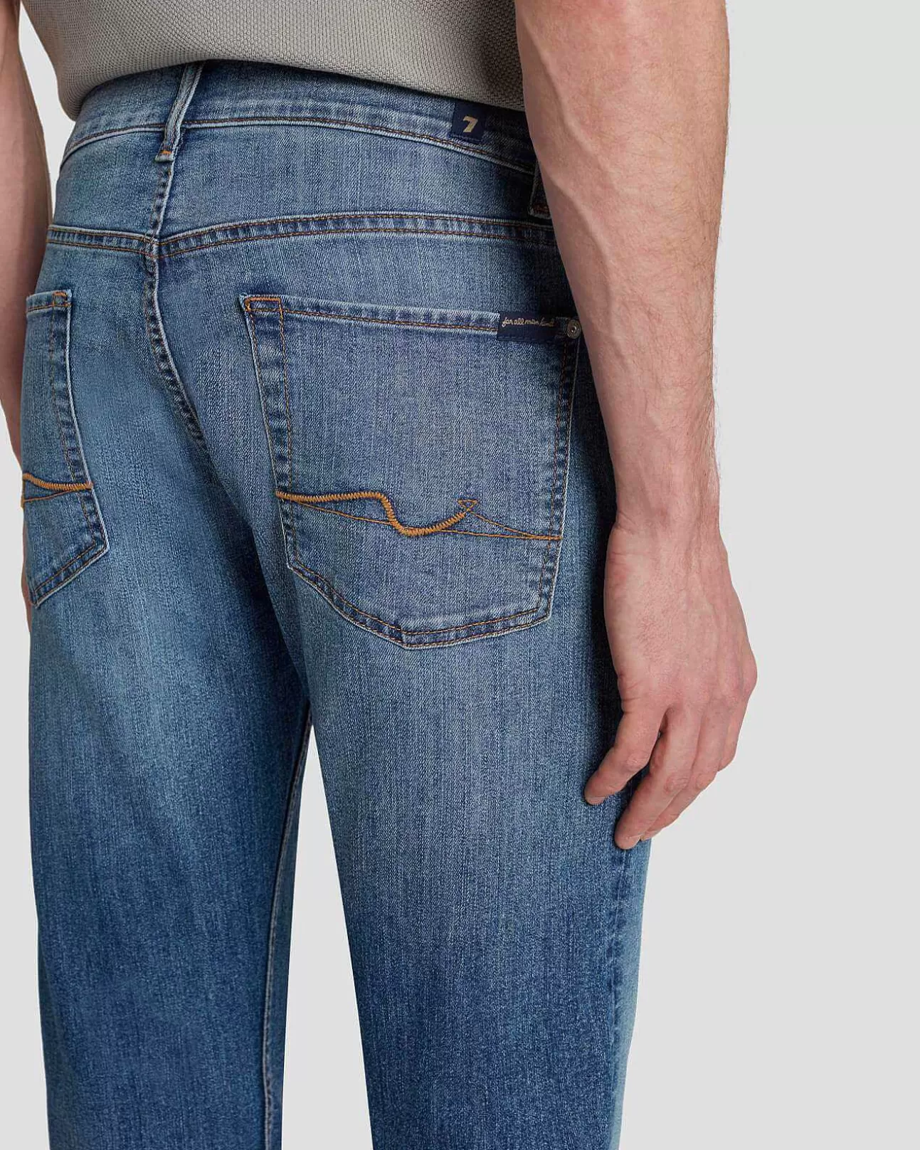 Jeans*Heren 7 For All Mankind Luchtslag Rechtstreeks Naar Binnen Alameda