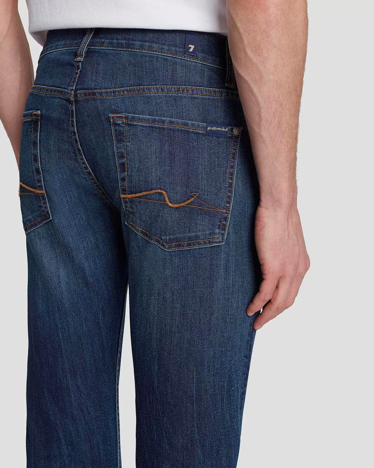 Jeans*Heren 7 For All Mankind Luchtweft Het Rechte Stuk Monterey