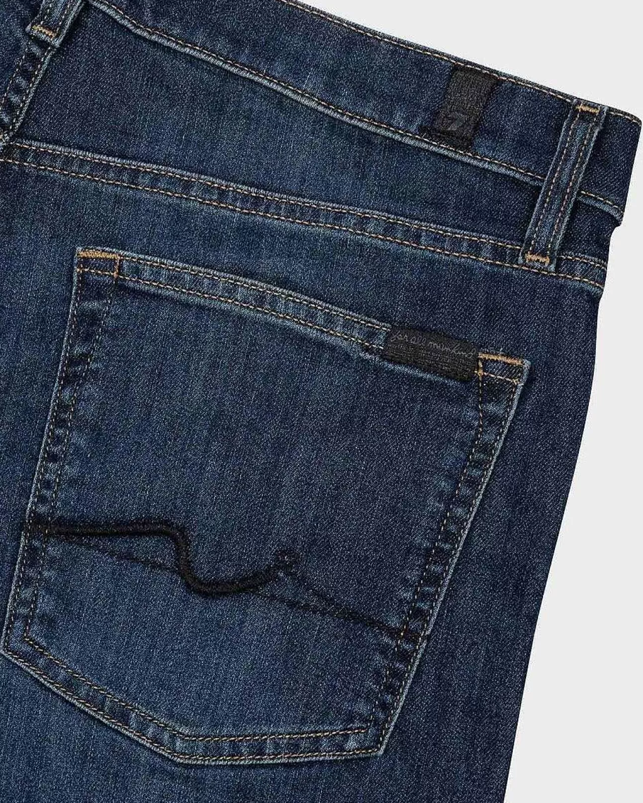 Jeans*Heren 7 For All Mankind Luchtweft Paxtyn Squiggle In Ijzerhout