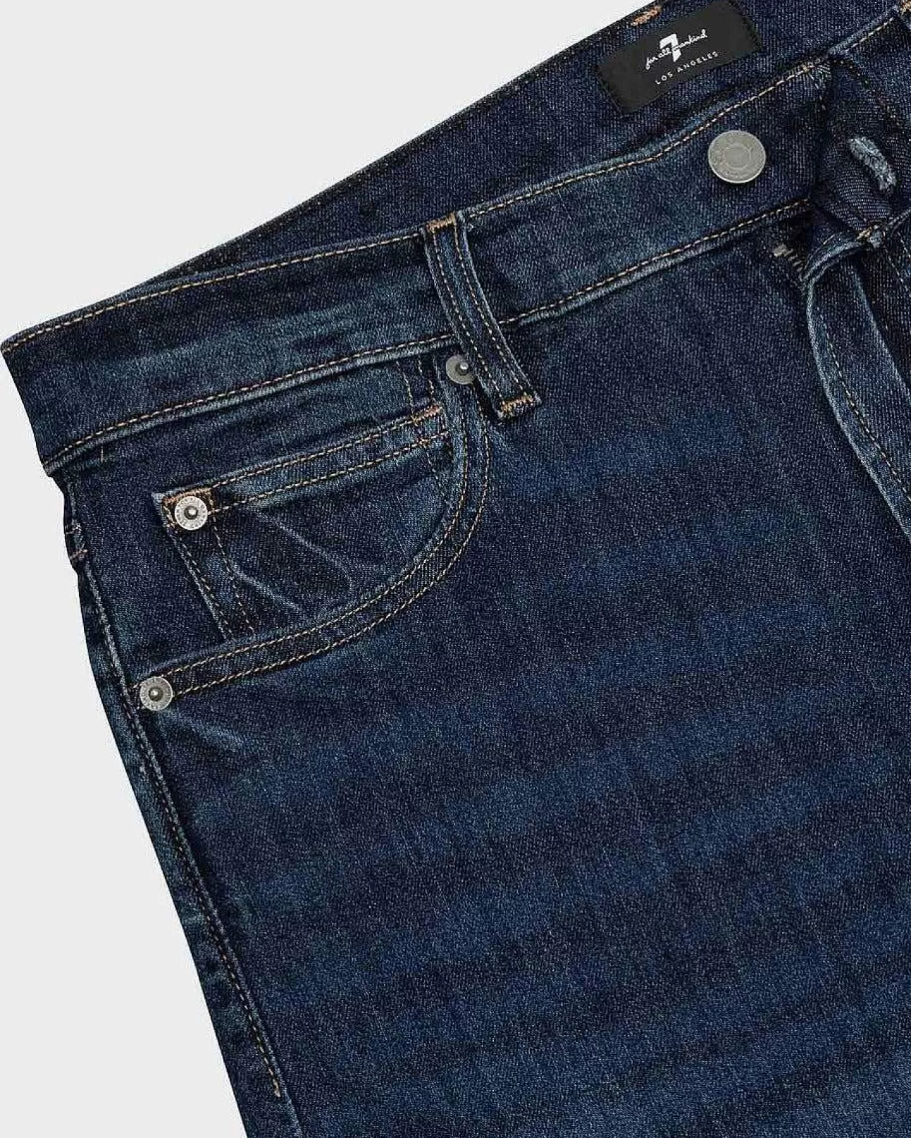 Jeans*Heren 7 For All Mankind Luchtweft Paxtyn Squiggle In Ijzerhout