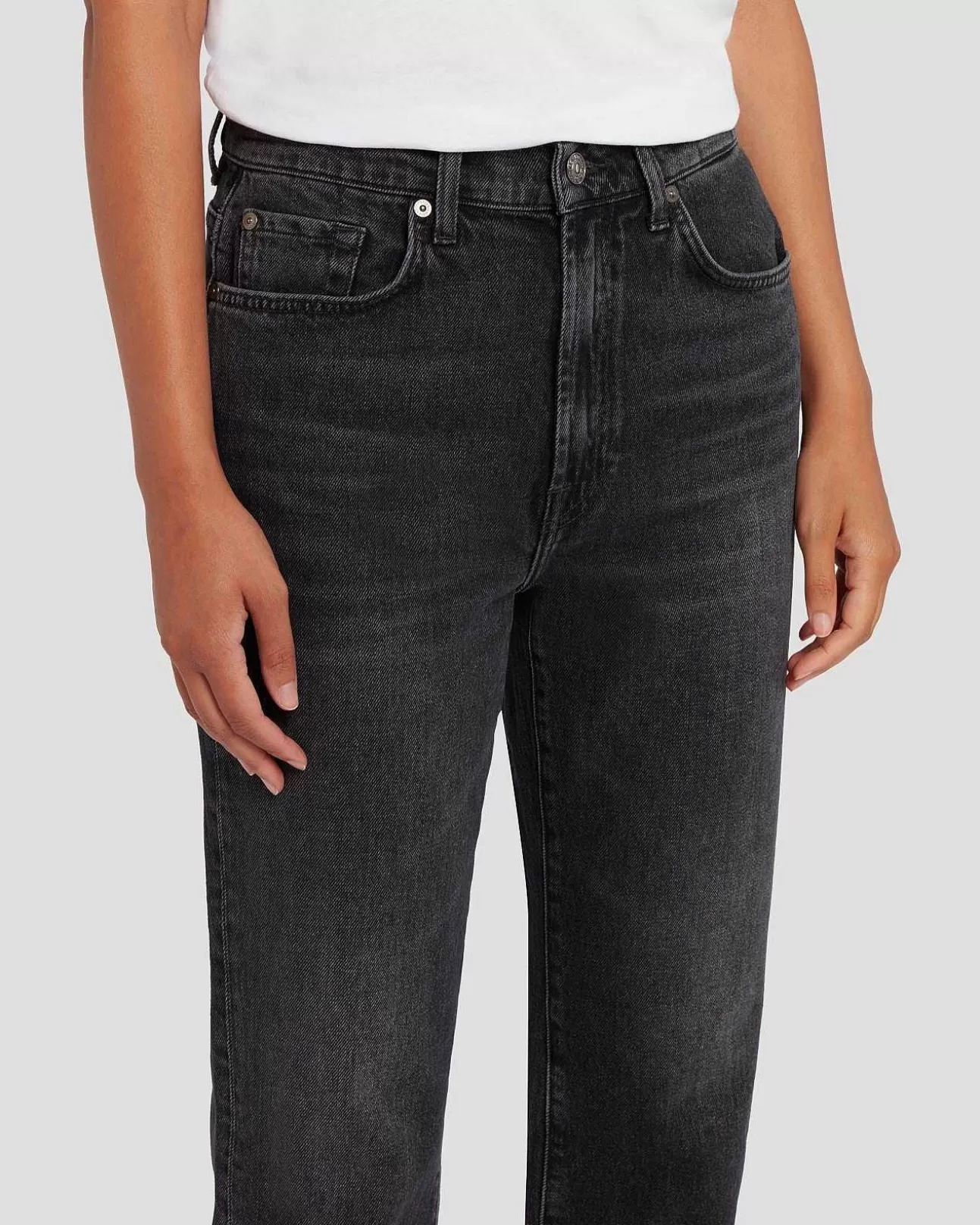 Jeans*Dames 7 For All Mankind Mensheid Logan Stovepipe In Ode Aan