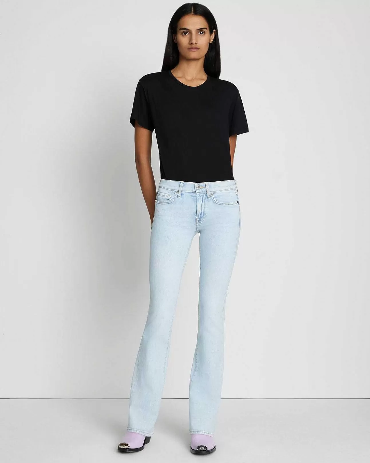 Jeans*Dames 7 For All Mankind Originele Bootcut-In Zomer Afb