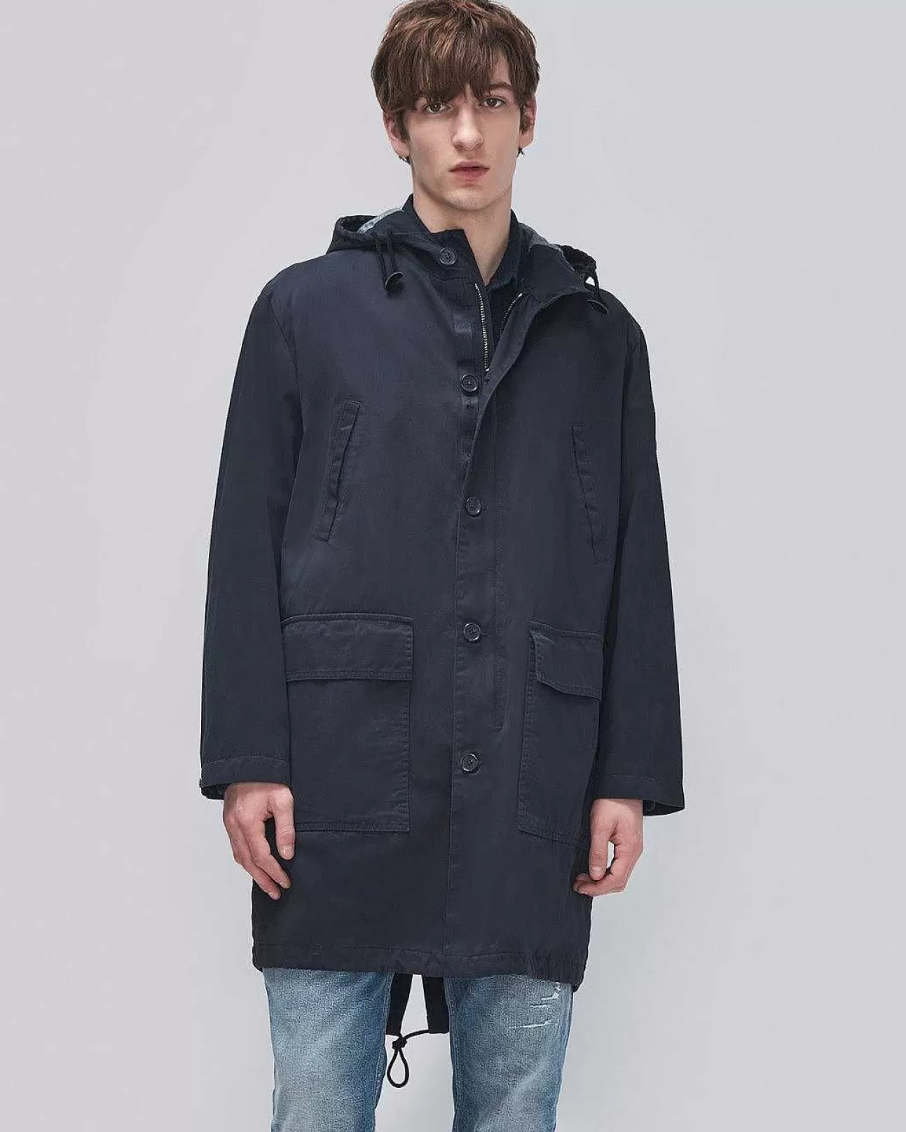 Jassen En Jassen*Heren 7 For All Mankind Parka In Marine