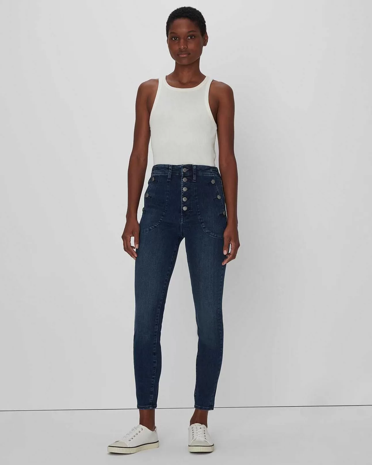 Jeans*Dames 7 For All Mankind Portia In Joan Blauw