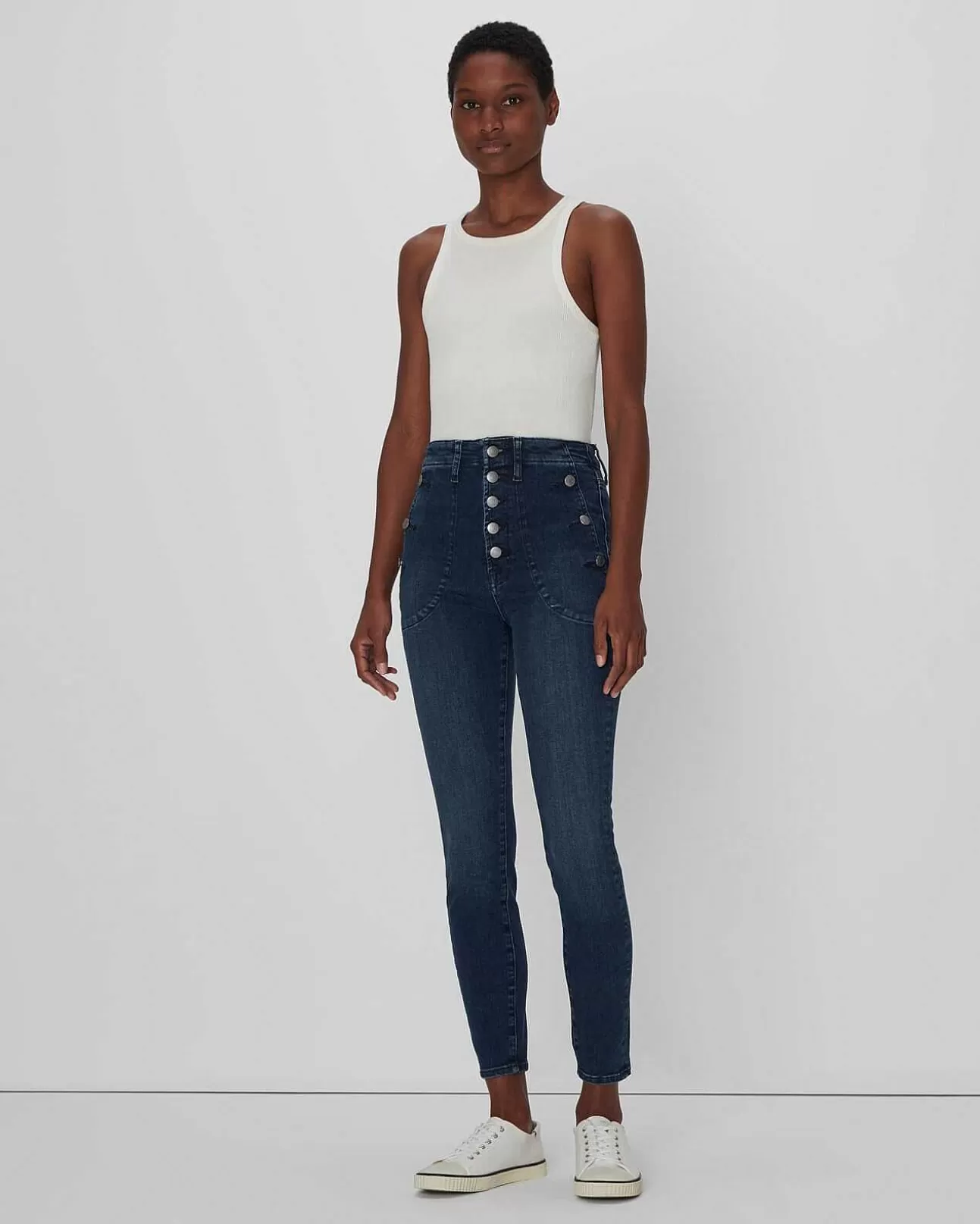 Jeans*Dames 7 For All Mankind Portia In Joan Blauw