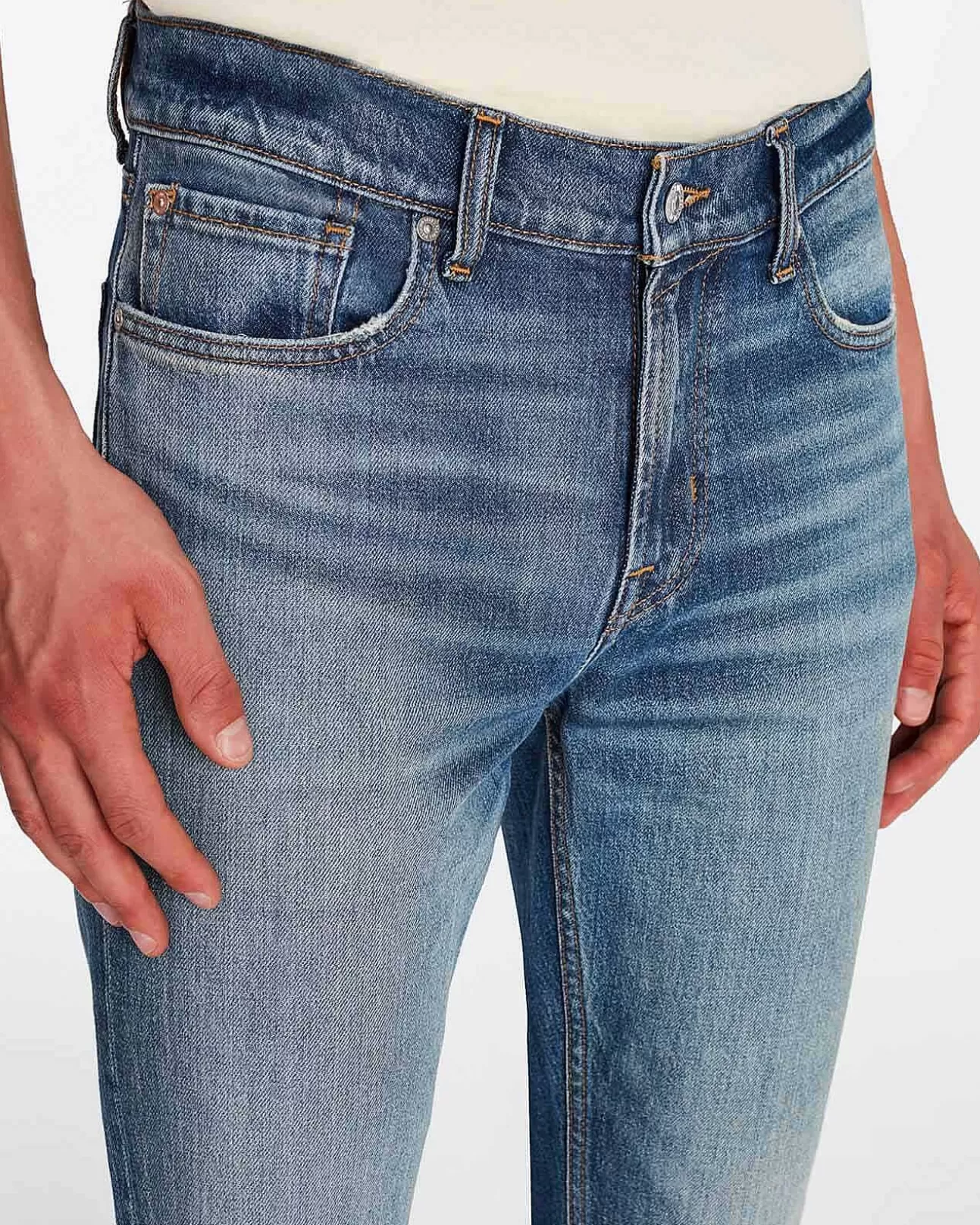 Jeans*Heren 7 For All Mankind Slijmerig In Naar Adem Snakken