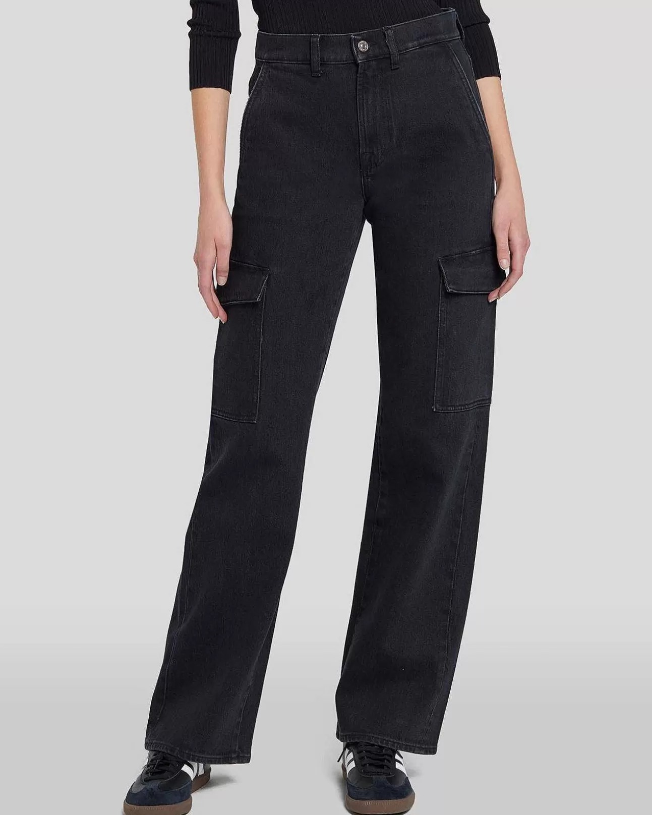 Jeans*Dames 7 For All Mankind Tess Cargo Jean-In Botsen